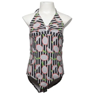 Swimsuit (Black, White, Red) from Ashy Polyester