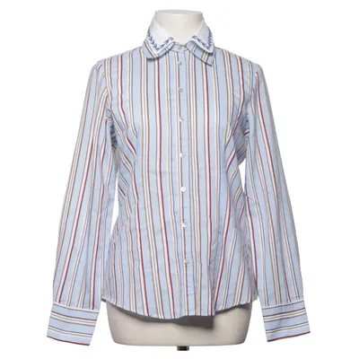 Skjorte (Blå, Hvid, Rød) fra La Camicia Bomuld, Polyester, Viscose