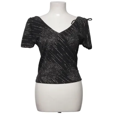 Top (Zwart, Zilver) van Miss Ewing Elastaan, Polyamide