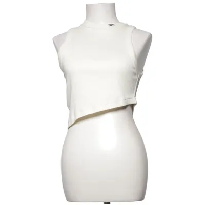 Crop top (Beige) van Reebok Katoen, Elastaan