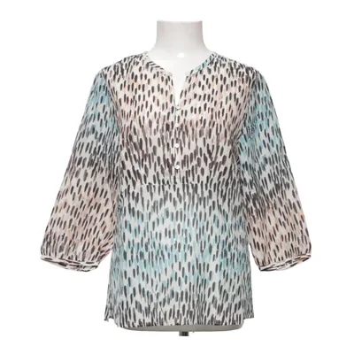 Bluse (Blau, Beige, Mehrfarbig) von Sir Oliver Baumwolle, Seide
