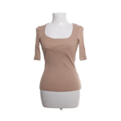 Top (Bruin) van H&M Modern Classic Elastaan, Viscose