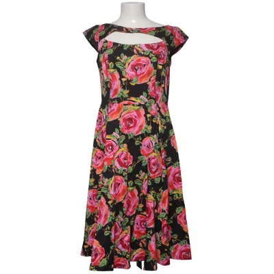 Kjole (Sort, Flerfarvet) fra Hearts & Roses Elastan
