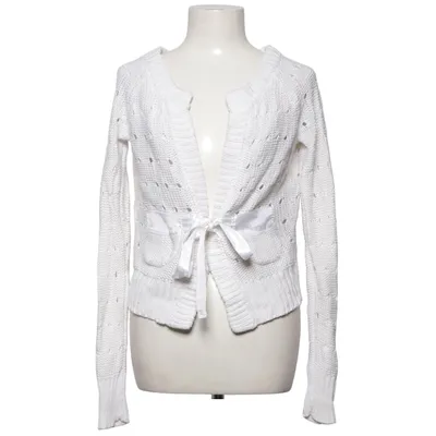Cardigan (Blanc) de JSFN Acrylique, Coton