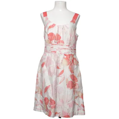 Robe (Rose, Blanc, Multicolore) de Ann Taylor Loft Lin, Lyocell, Polyamide, Polyester