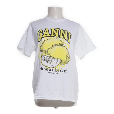 T-shirt (Wit, Meerkleurig) van Ganni Organisch katoen
