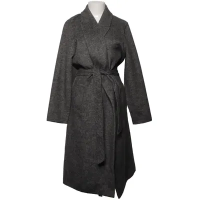 Frakke (Grå) fra Selected Femme Polyester, Viscose, Uld
