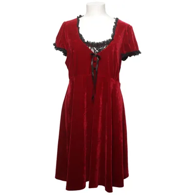 Jurk (Rood, Zwart) van Killstar Elastaan, Polyester