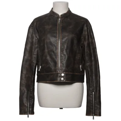 Jakke (Brun) fra Nelly Polyester, Polyurethan, Viscose