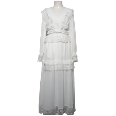 Maxi dress (White) from Azara Polyester