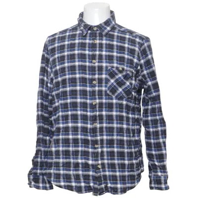 Chemise en flanelle (Bleu, Noir, Blanc) de Identic Man Coton