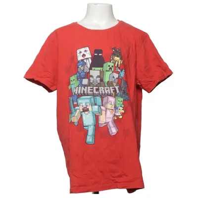 T-shirt (Röd, Flerfärgad) från Minecraft Bomull