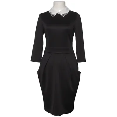 Jurk (Zwart) van Qed London Elastaan, Polyester