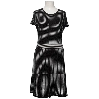 Dress (Black, White) from Hugo Boss Polyester, Viscose