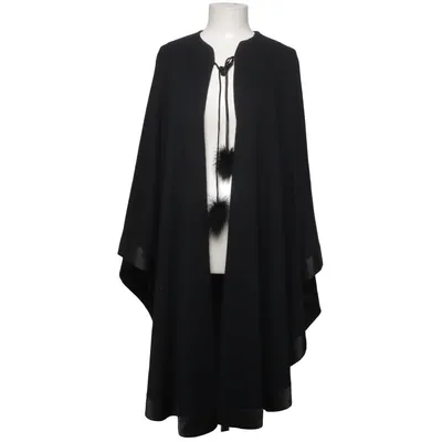 Poncho (Sort) fra Kirsten Krog Design Akryl, Uld