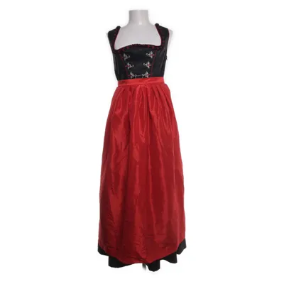 Dirndl (Black, Red) from Zugspitz Cotton, Polyester