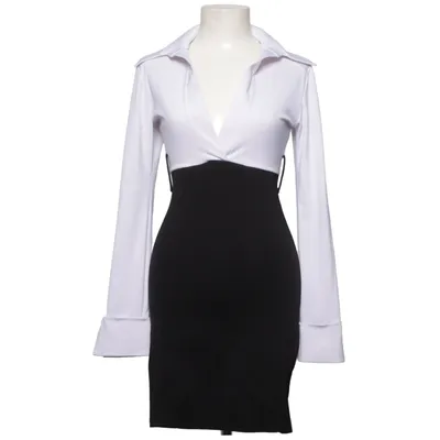 Klänning (Vit, Svart) från Lili Elastan, Polyester