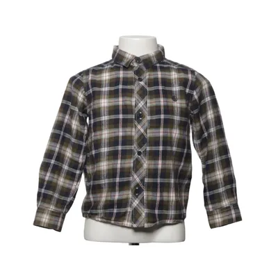 Flannel shirt (Green, Blue, White, Multicolored) from Petit Bateau Cotton