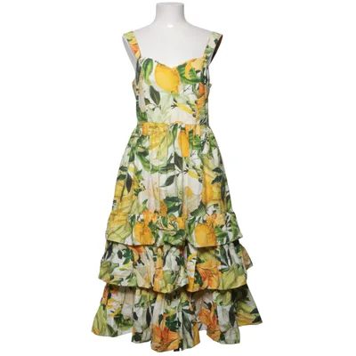 Klänning (Gul, Grön, Vit) från H&M Bomull