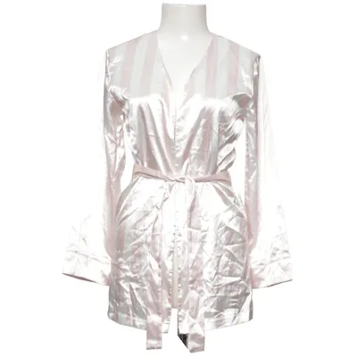 Morgenmantel (Pink, Weiß) von Chiquelle Polyester