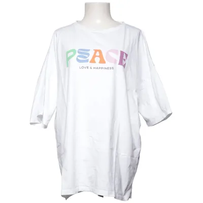T-shirt (Wit, Meerkleurig) van Rock On & Namaste Organisch katoen