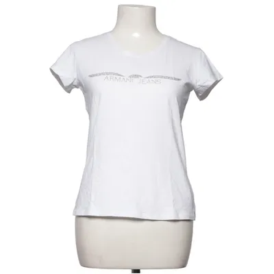 T-shirt (Blanc) de Armani Jeans Coton, Élasthane