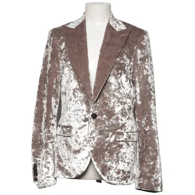 Blazer (Brown) from Twisted Tailor Elastane, Polyester