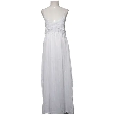 Maxi jurk (Wit) van Made in italy Katoen, Linnen