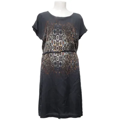 Dress (Black, Multicolored) from Prêt Cotton, Silk