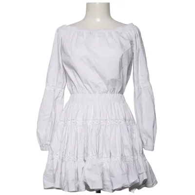Robe (Blanc) de Just Unique Coton, Élasthane