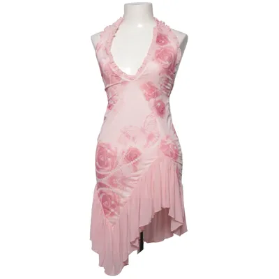 Halterneckklänning (Rosa, Flerfärgad) från Shein Elastan, Polyester