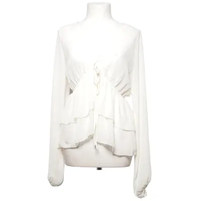 Bluse (Hvid) fra Pull & Bear Polyester