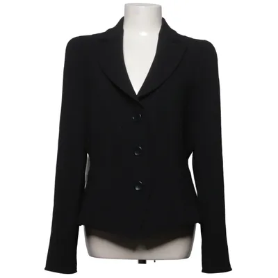 Blazer (Sort) fra Armani Collezioni Polyester, Uld