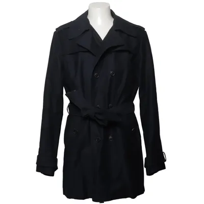 Trenchcoat (Blå) fra Premium by Jack & Jones Bomuld, Polyester, Viscose