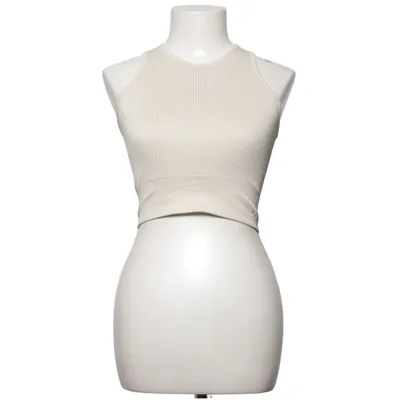 Sports tank top (Beige) from Stronger Elastane, Polyamide