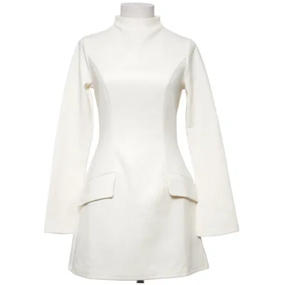 Jurk (Wit) van Fashion Nova Elastaan, Polyester