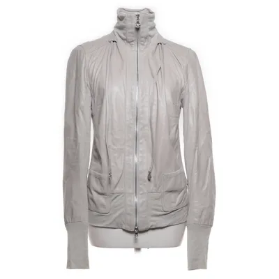 Läderjacka (2L2409 AN05) från Patrizia Pepe Skinn, Polyamid, Viskos, Ull