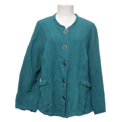 Jacket (Green) from Uno Danmark Cotton, Linen