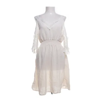 Jurk (Beige, Wit) van C'FLO Polyester