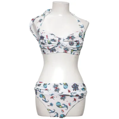Bikini (Wit, Meerkleurig) van Scampi Elastaan, Polyamide