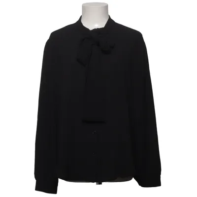 Blouse lavallière (Noir) de Reken Maar Élasthane, Polyester