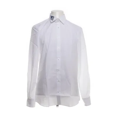 Shirt (White, Multicolored) from Olymp Cotton, Elastane