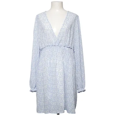 Klänning (Blå, Vit) från Lager 157 Polyester