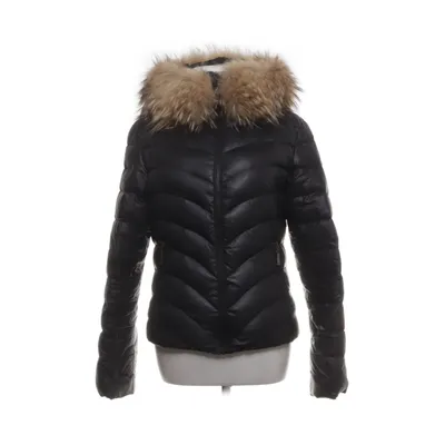 Down jacket (Black) from Chelsea Polyester, Fur, Down