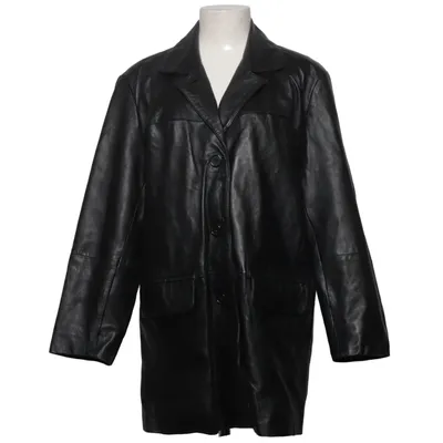 Läderkappa (Svart) från Auluna Leather Company Skinn