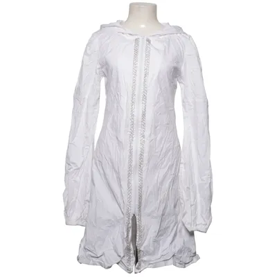 Coat (White) from Temple Cotton, Elastane