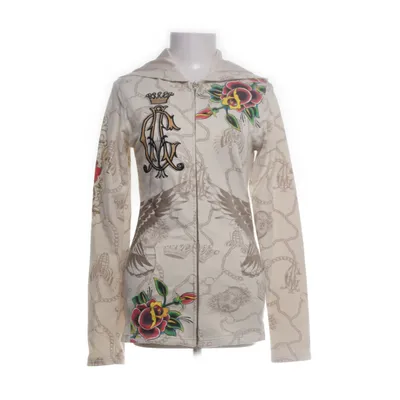 Hoodie (White, Brown, Multicolored) from Christian Audigier Cotton, Elastane