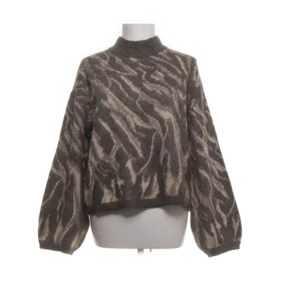 Pull-over (Marron, Beige) de Pieces Maternity Acrylique, Nylon, Polyester recyclé