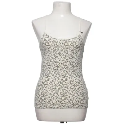 Tank Top (White, Black) from Uniqlo Cotton, Elastane