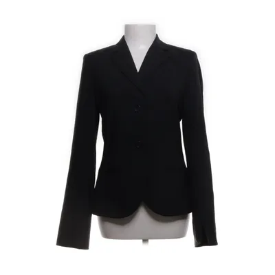 Blazer (Black) from René Lezard Elastane, Acetate, Polyester, Wool